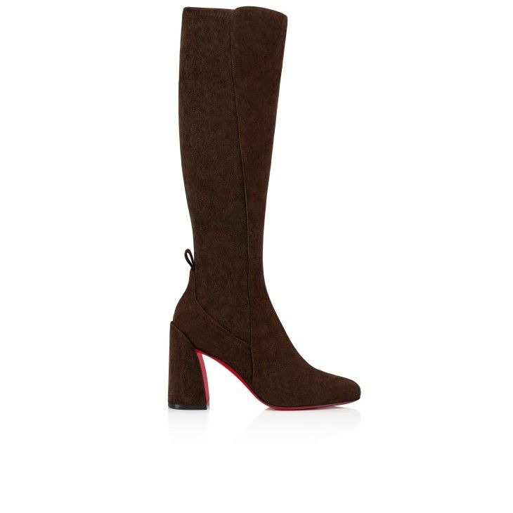 Christian Louboutin Jane Botta 85 Mm Bottes en Veau Velours Cosme – Image 3