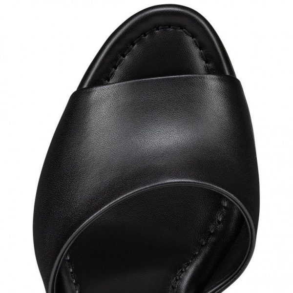 Christian Louboutin Jane Mule 85 mm Mules Cuir Nappa Noir – Image 4