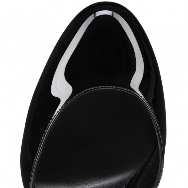 Christian Louboutin Jane Escarpins 55mm Veau Verni Noir – Image 4