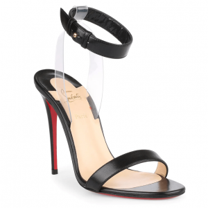 Christian Louboutin Jonatina Sandal 100 Sandales en Cuir Nappa Noir