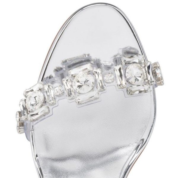 Christian Louboutin Sandales Just Jewel 85 mm en TPU et cuir specchio cristal – Image 4