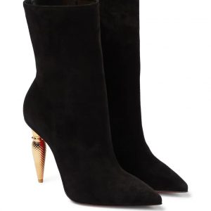 Christian Louboutin Lipbooty 100mm Bottines en Daim