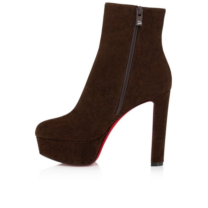 Christian Louboutin Loo Booty 130 mm Bottines Basses Veau Velours Cosme – Image 3