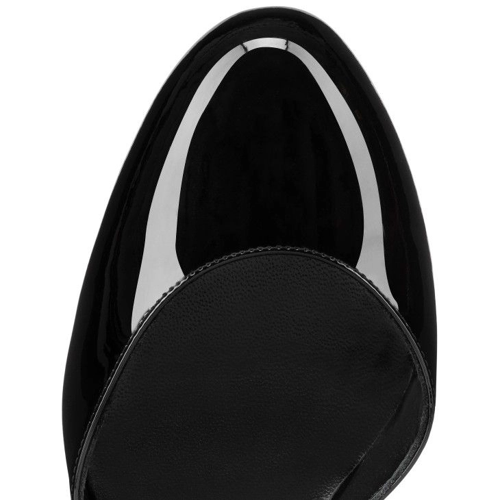 Christian Louboutin Loo Pump 130 mm escarpins cuir verni noir – Image 3