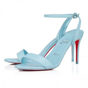 Christian Louboutin Loubigirl 85 Mm Sandales en Cuir Nappa Mineral