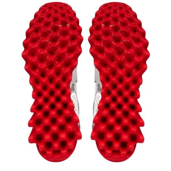Christian Louboutin Baskets Loubishark P Strass Cuir de veau pailleté et Strass Argent – Image 5