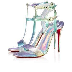 Christian Louboutin Mara 100 mm Sandales Multi/lin Las Ab Nappa