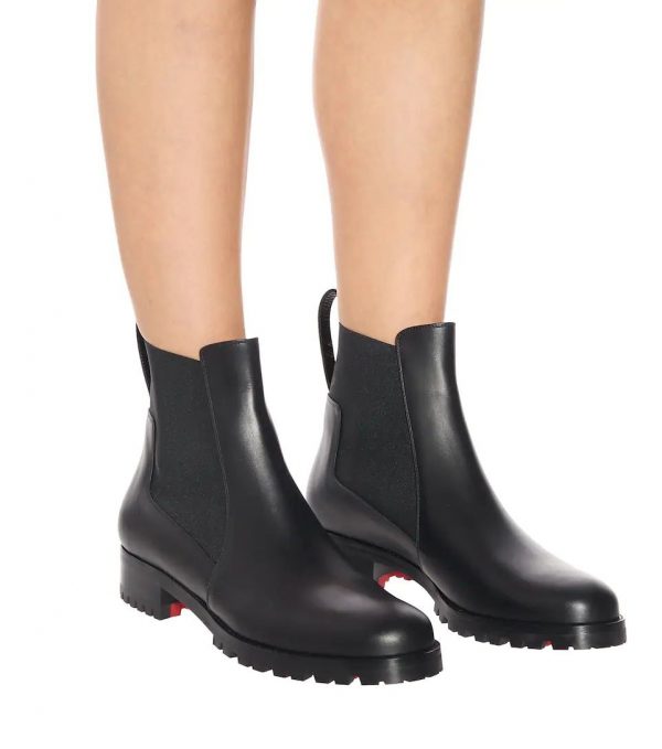 Christian Louboutin Marchacroche Bottines en Cuir – Image 4