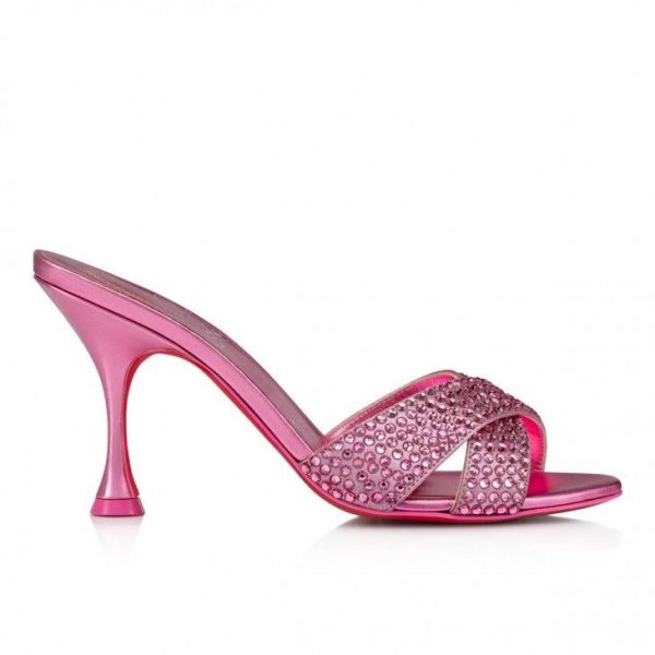 Christian Louboutin Mariza Is Back Strass 85 Mm Mules Sandales Glam – Image 2