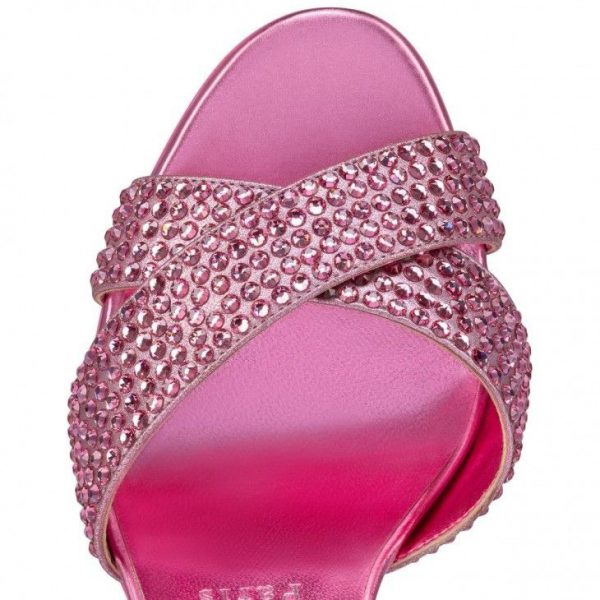Christian Louboutin Mariza Is Back Strass 85 Mm Mules Sandales Glam – Image 4