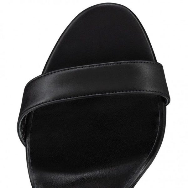 Christian Louboutin Mascasandal 85 Mm Sandales en Cuir Noir – Image 4