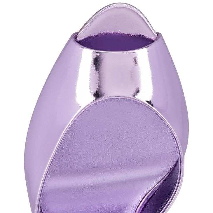 Christian Louboutin Me Dolly 100 mm Mules Cuir Specchio Parme – Image 4