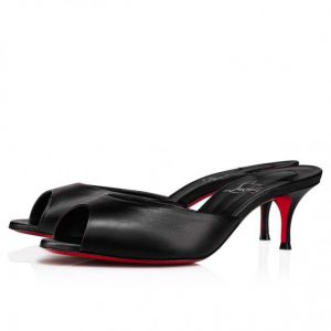 Christian Louboutin Me Dolly 55 mm Mules Cuir Nappa Noir