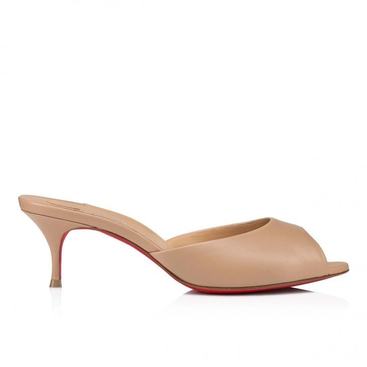 Christian Louboutin Me Dolly 55 mm Mules Cuir Nappa Blush – Image 2