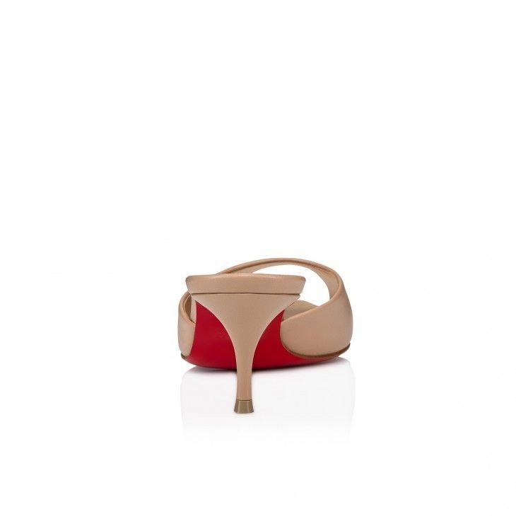 Christian Louboutin Me Dolly 55 mm Mules Cuir Nappa Blush – Image 3