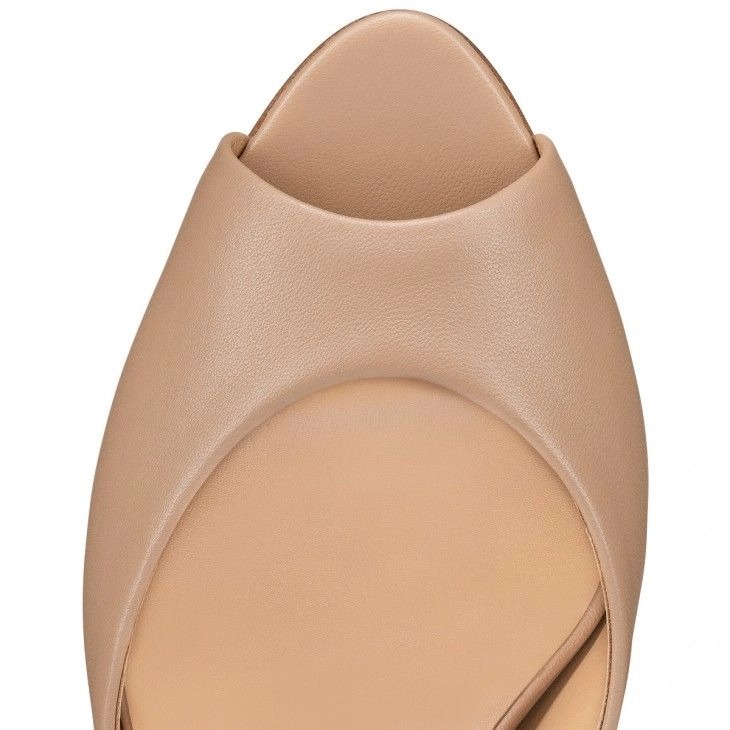 Christian Louboutin Me Dolly 55 mm Mules Cuir Nappa Blush – Image 4