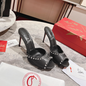 Christian Louboutin Me Dolly Spike 85 mm Sandales Cuir Nappa Noir