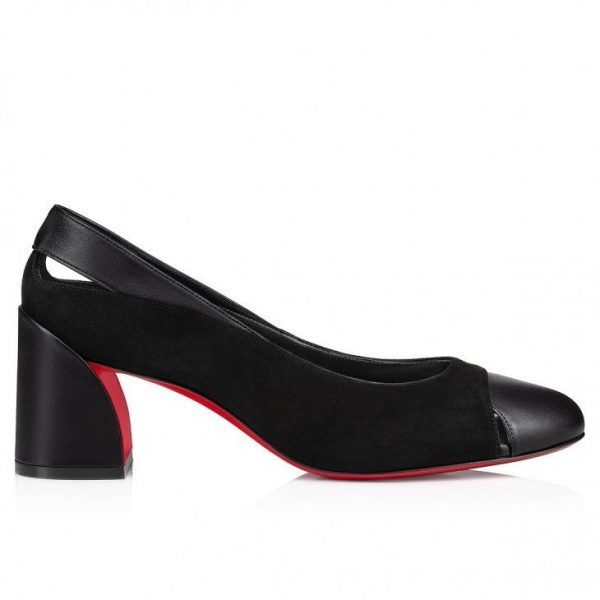 Christian Louboutin Miss Duvette escarpins 55 mm en cuir nappa noir – Image 2