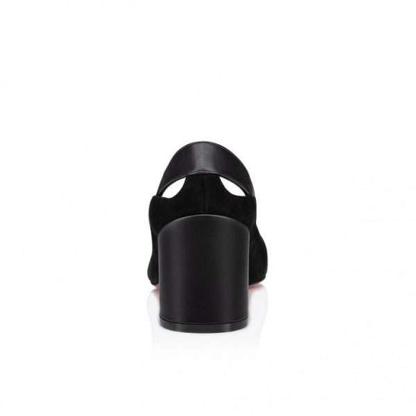 Christian Louboutin Miss Duvette escarpins 55 mm en cuir nappa noir – Image 3