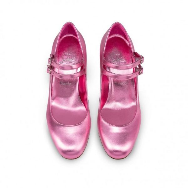 Christian Louboutin Miss Jane Mary Janes 55 mm en Glam – Image 4