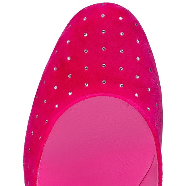 Christian Louboutin Miss Jane Plum Strass 55 mm en Glam – Image 4