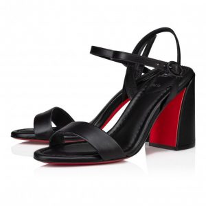 Sandales Christian Louboutin Miss Jane 85 mm en cuir nappa noir