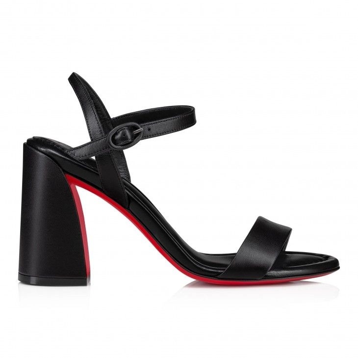 Sandales Christian Louboutin Miss Jane 85 mm en cuir nappa noir – Image 2