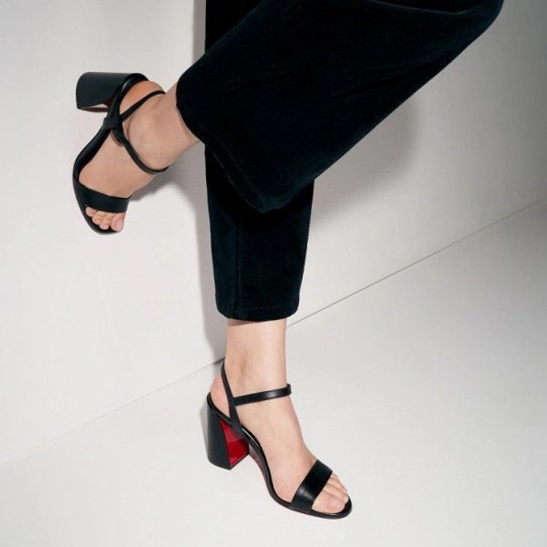 Sandales Christian Louboutin Miss Jane 85 mm en cuir nappa noir – Image 5