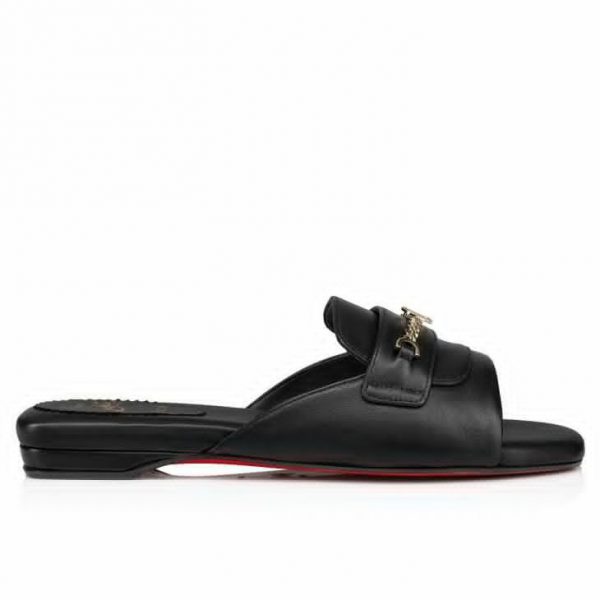 Christian Louboutin Miss MJ Mule Mules Cuir Nappa Noir – Image 2