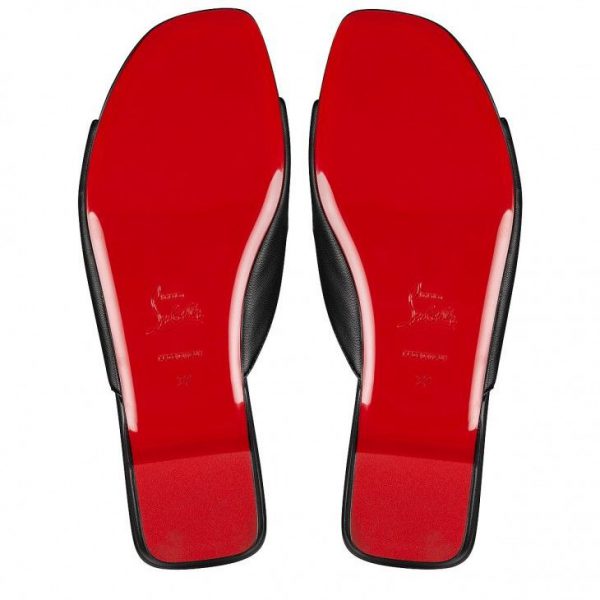 Christian Louboutin Miss MJ Mule Mules Cuir Nappa Noir – Image 5