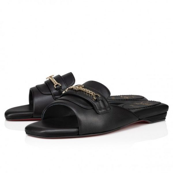 Christian Louboutin Miss MJ Mule Mules Cuir Nappa Noir