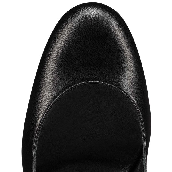 Christian Louboutin Miss Sab Sling Escarpins 85mm Cuir Nappa Noir – Image 4