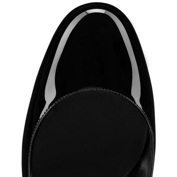 Christian Louboutin Miss Sab Sling Escarpins 85mm Cuir Verni Noir – Image 4