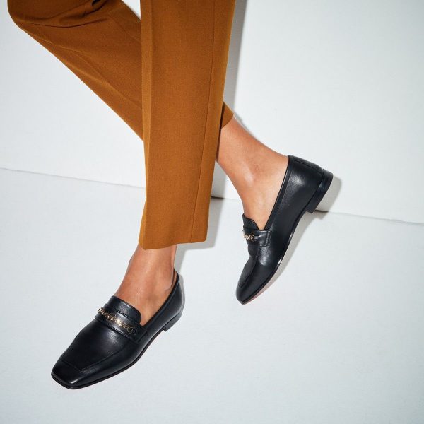 Christian Louboutin Mocassins Mj en cuir de veau noir – Image 2