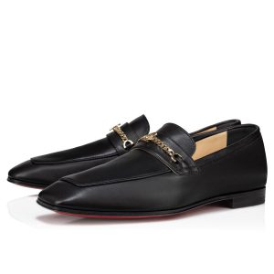 Christian Louboutin Mocassins Mj en cuir de veau noir