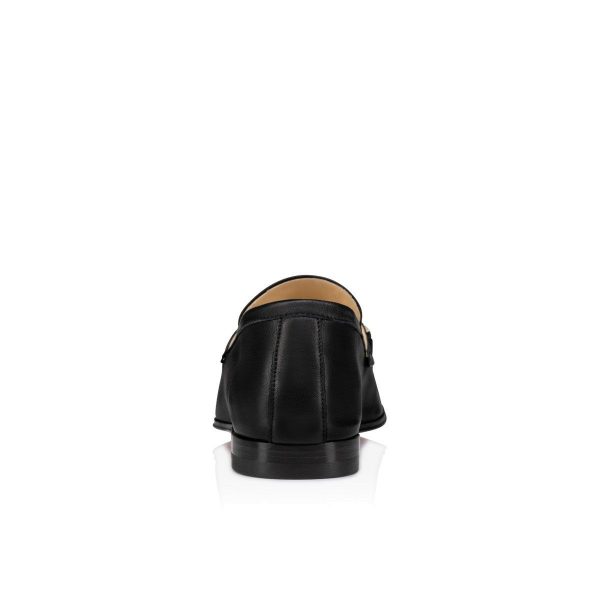 Christian Louboutin Mocassins Mj en cuir de veau noir – Image 3