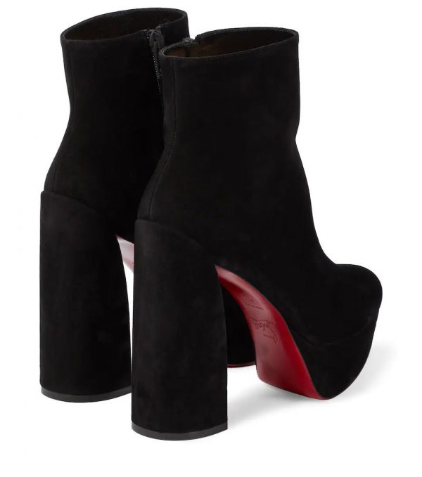 Christian Louboutin Movida 130mm Bottines en Daim – Image 3