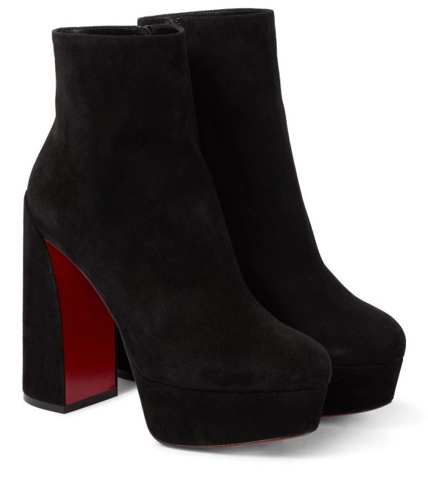 Christian Louboutin Movida 130mm Bottines en Daim – Image 4