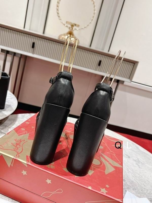 Christian Louboutin Movida Jane sandales plateforme 130 mm cuir nappa noir – Image 4