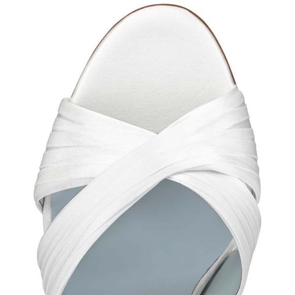 Christian Louboutin Mules Nicol Is Back 85 mm Off White/lining Blue Satin – Image 3