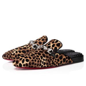 Christian Louboutin Mules Version Multi/noir Imprimé Pony