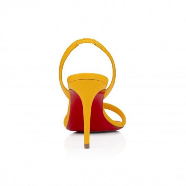 Sandales Christian Louboutin O Marylin 85 mm, cuir nappa Pollen – Image 3