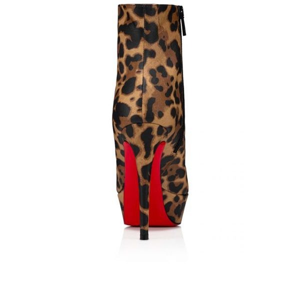 Christian Louboutin Jenlove Booty plateformes 120 mm cuir brun – Image 4