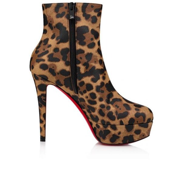 Christian Louboutin Jenlove Booty plateformes 120 mm cuir brun – Image 2