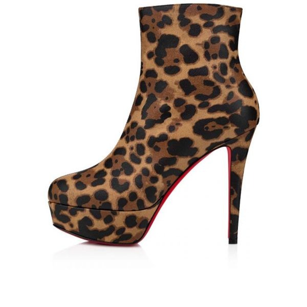 Christian Louboutin Jenlove Booty plateformes 120 mm cuir brun – Image 3