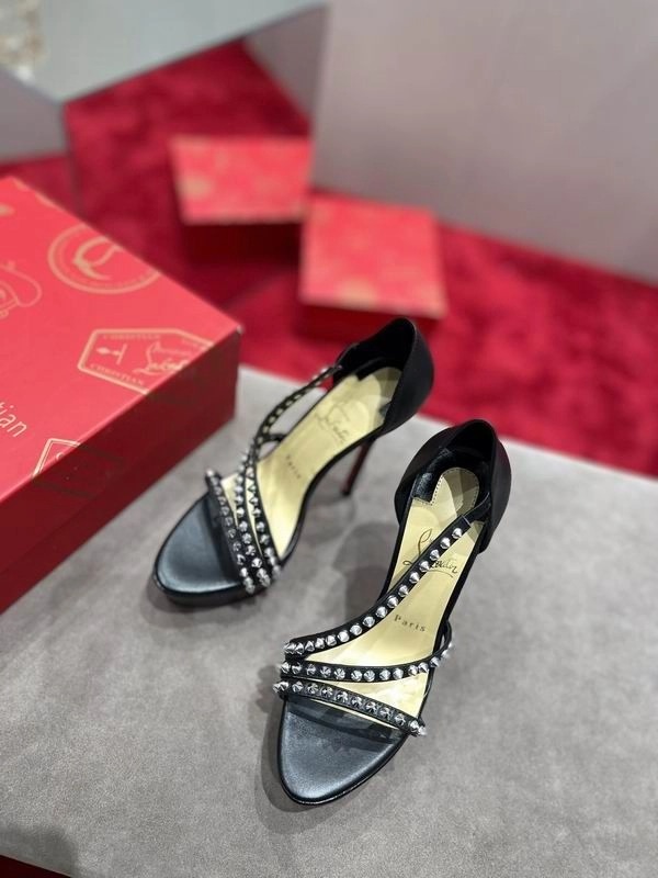 Christian Louboutin Platforms So Spike Alta 150 mm Cuir Noir – Image 2