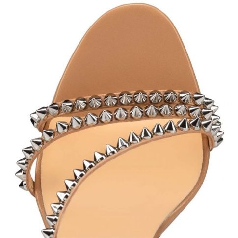 Christian Louboutin So Spike Alta plateformes 150 mm cuir nude – Image 3