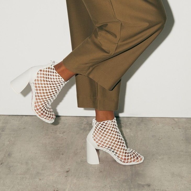 Christian Louboutin Porlibooty 85mm Bottines Basses Cuir Nappa Bianco – Image 5