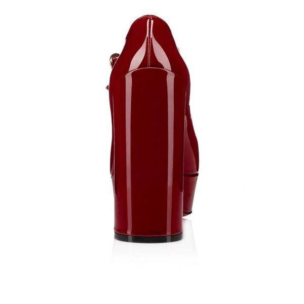 Christian Louboutin Escarpins Movide Jane 130 mm Porpora/lin Porpora Verni – Image 2