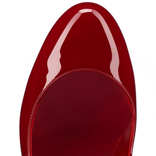 Christian Louboutin Escarpins Movide Jane 130 mm Porpora/lin Porpora Verni – Image 3